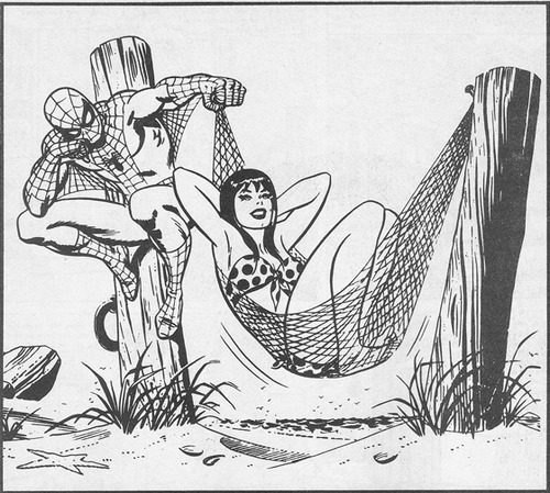 John Romita Sr Spider-Man et MJ