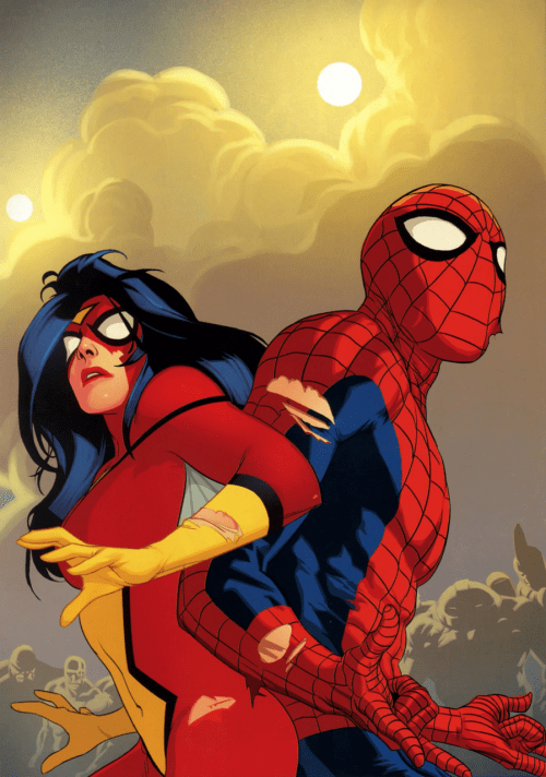 Spider-Woman et Spider-Man