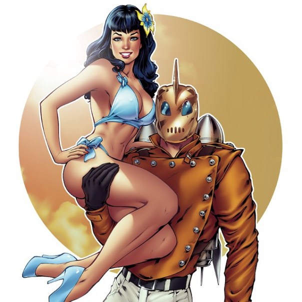 Elias Chatzoudis Rocketeer er Bettie Page