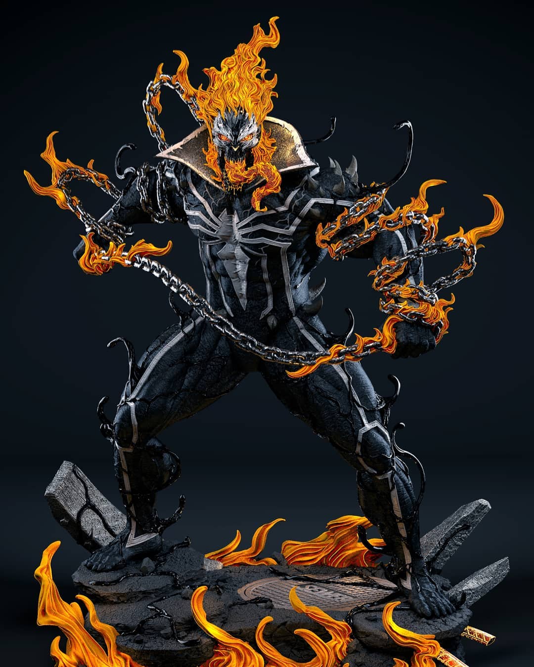 Ghost Rider Venomized
